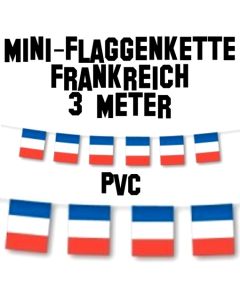 Mini-Flaggen-Girlande-Frankreich