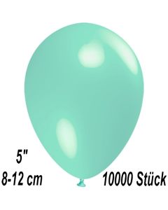 Luftballons 12 cm, Aquamarin, 10000 Stück