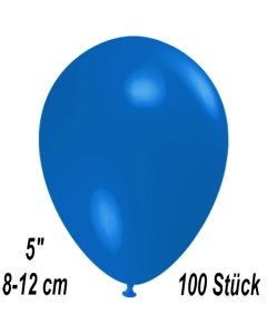 Luftballons 12 cm, Blau, 100 Stück