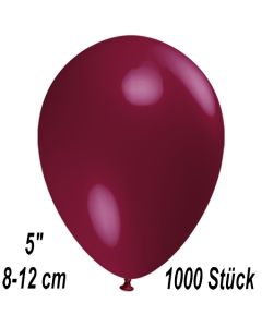 Luftballons 12 cm, Bordeaux, 1000 Stück