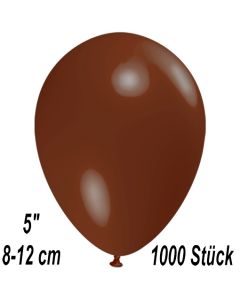 Luftballons 12 cm, Braun, 1000 Stück