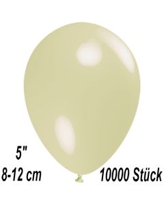 Luftballons 12 cm, Elfenbein, 10000 Stück