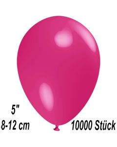 Luftballons 12 cm, Fuchsia, 10000 Stück