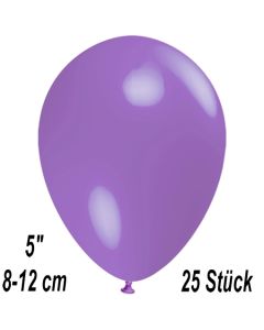 Luftballons 12 cm, Lavendel, 25 Stück