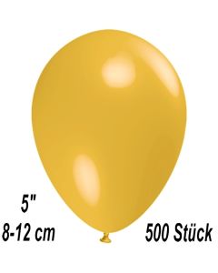 Luftballons 12 cm, Maisgelb, 500 Stück