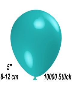 Luftballons 12 cm, Türkis, 10000 Stück