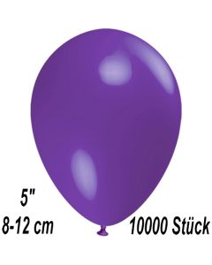 Luftballons 12 cm, Violett, 10000 Stück