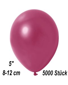 Kleine Metallic Luftballons, 8-12 cm, Bordeaux, 5000 Stück