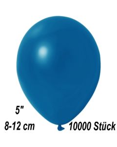 Kleine Metallic Luftballons, 8-12 cm, Dunkelblau, 10000 Stück