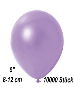 Kleine Metallic Luftballons, 8-12 cm, Lila, 10000 Stück