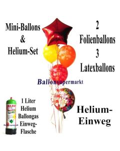 Mini-Set-Silvester-Ballons-Einweg-Helium