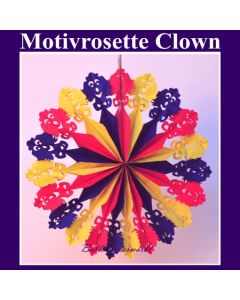 Motivrosette Clown