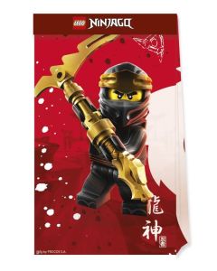 Ninjago Lego, Partytüten aus Papier, 4 Stück