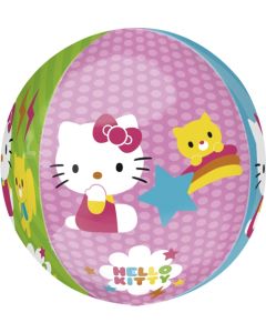 Hello Kitty  Orbz, großer  Luftballon aus Folie mit Helium