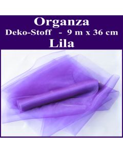 Organza Deko-Stoff, Lila