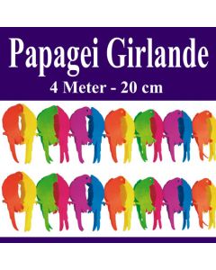 Papagei Girlande