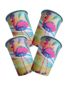 Flamingo Partybecher Hawaii-Party