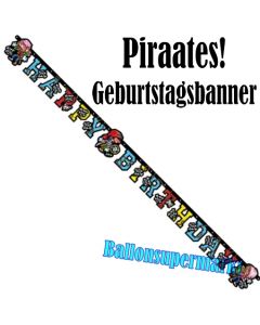 Pirates Geburtstagsgirlande zum Kindergeburstag