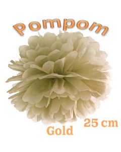 Pompom Gold, 25 cm