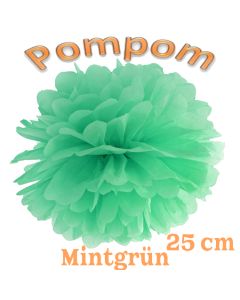 Pompom Mintgrün, 25 cm