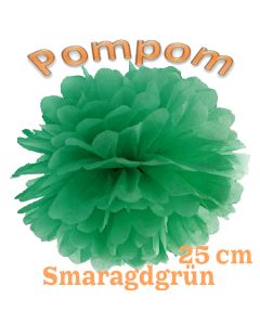 Pompom Smaragdgruen, 25 cm