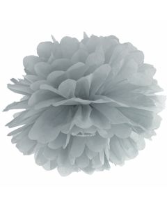 Pompom Grau, 25 cm