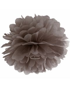 Pompom Braun, 35 cm