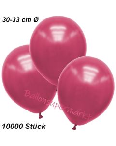 Premium Metallic Luftballons, Pink, 30-33 cm, 10000 Stück