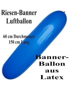 Riesen-Banner-Luftballon, Blau