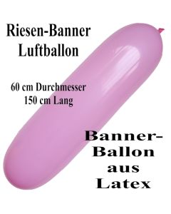 Riesen-Banner-Luftballon, Rosa