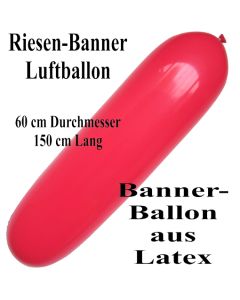 Riesen-Banner-Luftballon, Rot