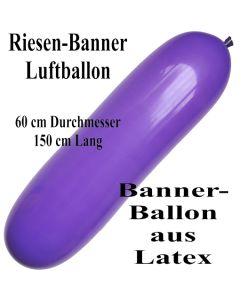 Riesen-Banner-Luftballon, Violett