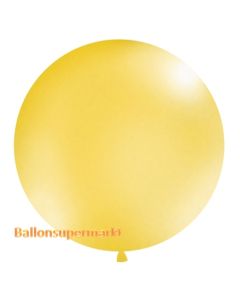 Großer Rund-Luftballon, Gold-Metallic, 100 cm