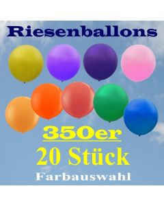 Riesenballons 350er, 20 Stück
