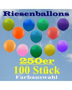 Riesenballons 250er, 100 Stück