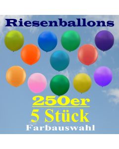 Riesenballons 250er, 5 Stück