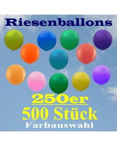 Riesenballons 250er, 500 Stück
