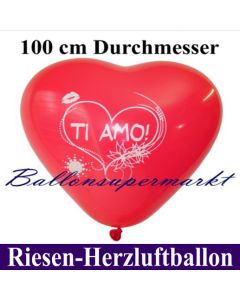 Riesenherzballon Ti amo