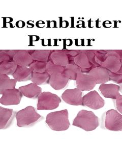 Rosenblaetter Purpur 100 Stueck