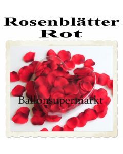 Rosenblätter Rot