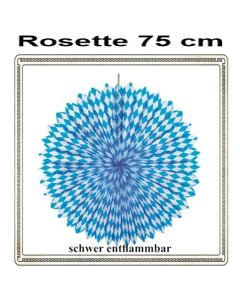 Rosette Bayrische Wochen Dekoration, 75 cm, schwer entflammbar