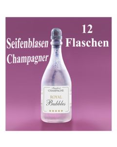 Seifenblasen Hochzeit, Wedding Bubbles Champagner, 12 Stück