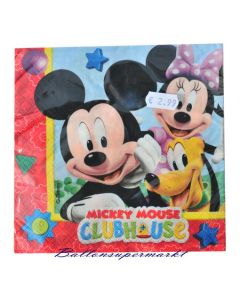 Servietten Kindergeburtstag, Mickey Mouse Club House