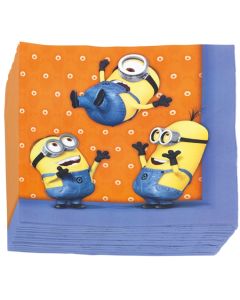 Party-Servietten, Minions, Papierservietten zum Kindergeburtstag