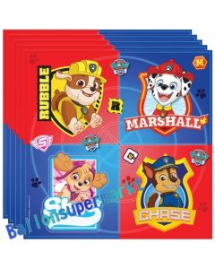 Party-Servietten Paw Patrol Adventures zum Kindergeburtstag