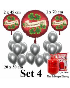 Set-4-Partydeko-Einweg-Helium-mit-Silvester-Luftballons-Glueckliches-Neues-Jahr