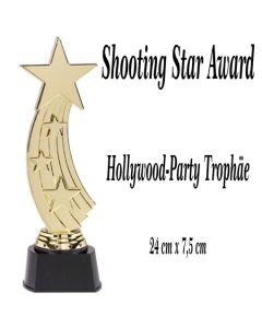 Trophäe Shooting Star Award, Hollywood Partydeko