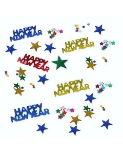 Silvester Konfetti Happy New Year