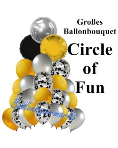 Großes Ballon-Bouquet Circle of Fun mit 27 Luftballons