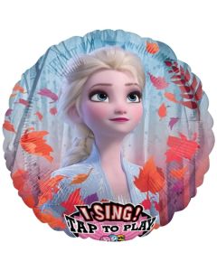 Musikballon, Frozen 2, Eiskönigin Elsa, inklusive Helium-Ballongas